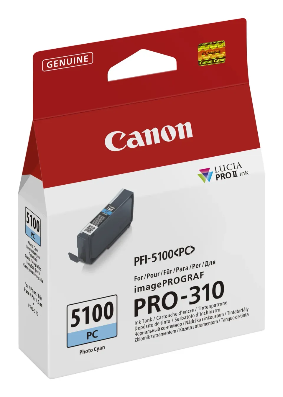 Canon cartridge PFI-5100PC Photo Cyan cartridge pro ImagePROGRAF PRO-310
