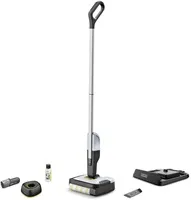 Karcher FC 2-4 Battery Set podlahová myčka, 2v1, 200 ml, baterie, LED kontrolka, černá / stříbrná