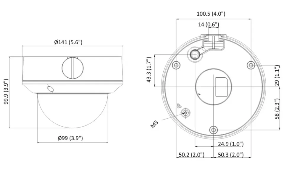 Hikvision DS-2CD1743G2-IZ(2.8-12mm) - 4MPix IP Dome kamera; IR 30m, IP67, IK10, motor. objektiv