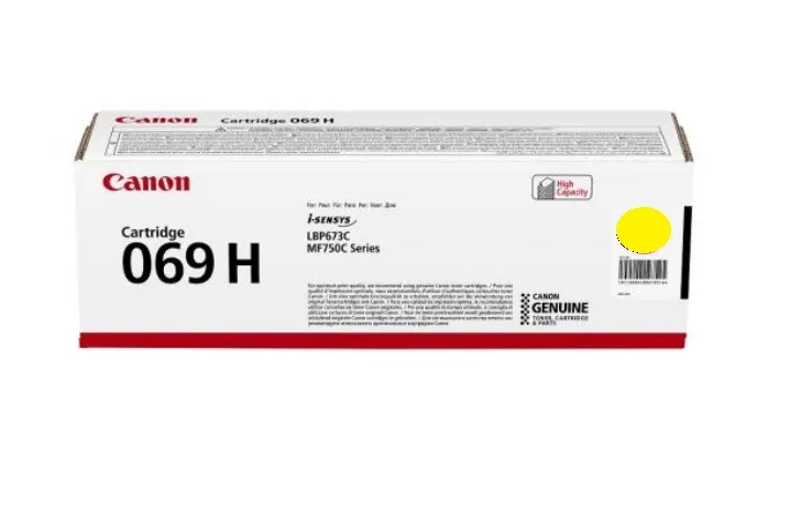 Canon Cartridge 069 H/Yellow/5500str.