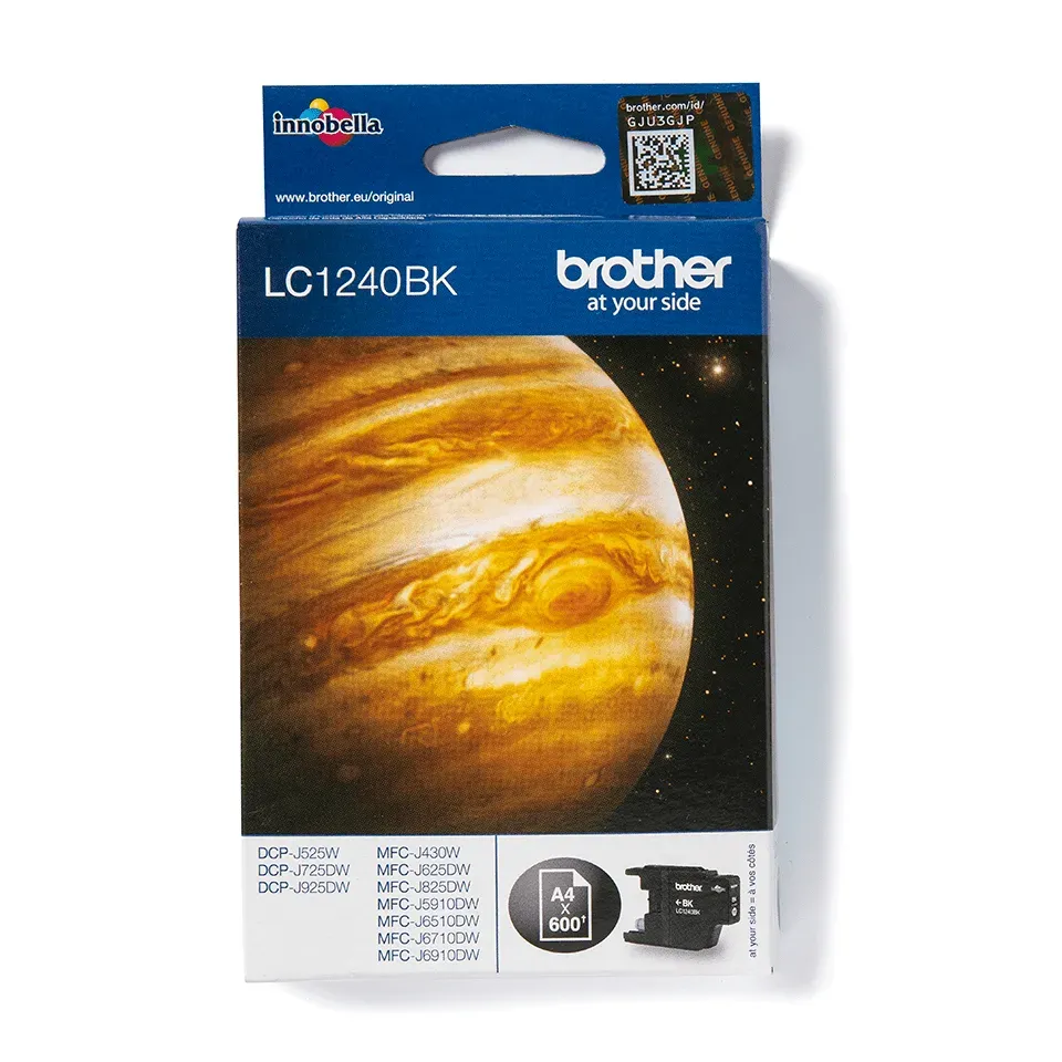 BROTHER LC-1240Bk originální náplň černá - 600 stran