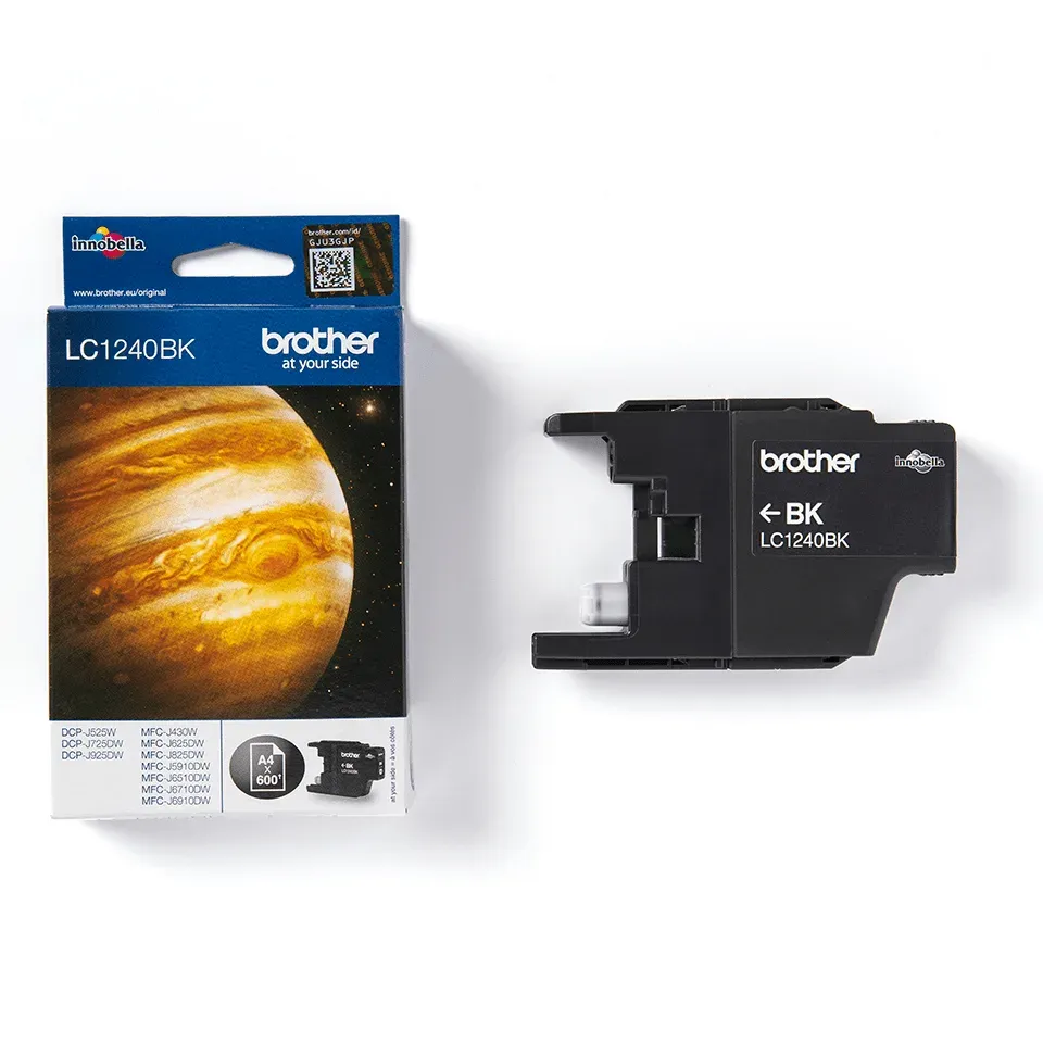 BROTHER LC-1240Bk originální náplň černá - 600 stran