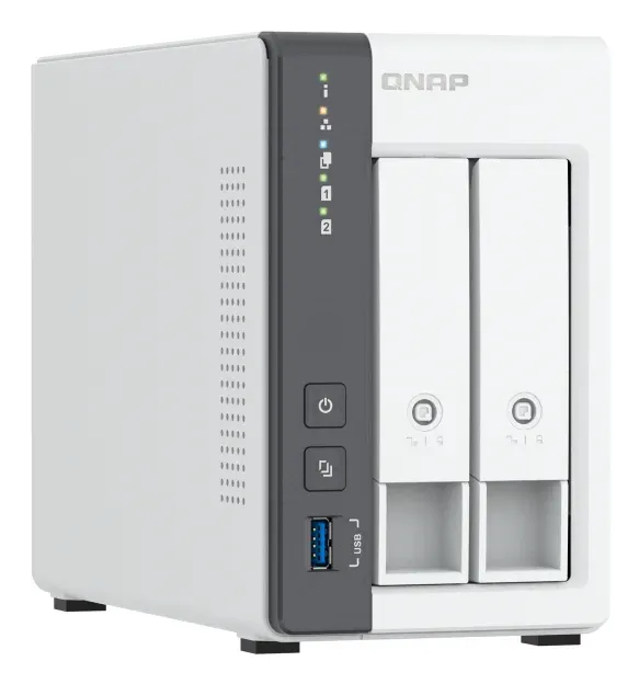QNAP TS-216G TurboNAS server s RAID, 4xjádro 2.0GHz, fix 4GB DDR, pro 2x 3,5/2,5in SATA3 HDD/SSD (USB3.2g1 + 1xGLAN+1x2.5GLAN) datové úložiště