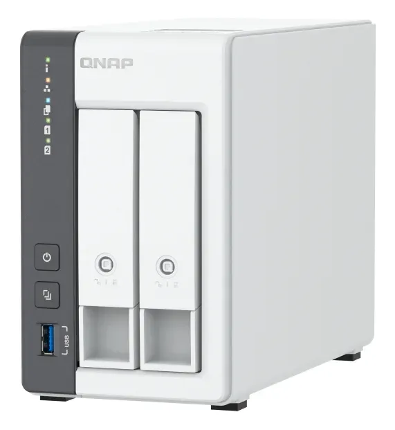QNAP TS-216G TurboNAS server s RAID, 4xjádro 2.0GHz, fix 4GB DDR, pro 2x 3,5/2,5in SATA3 HDD/SSD (USB3.2g1 + 1xGLAN+1x2.5GLAN) datové úložiště