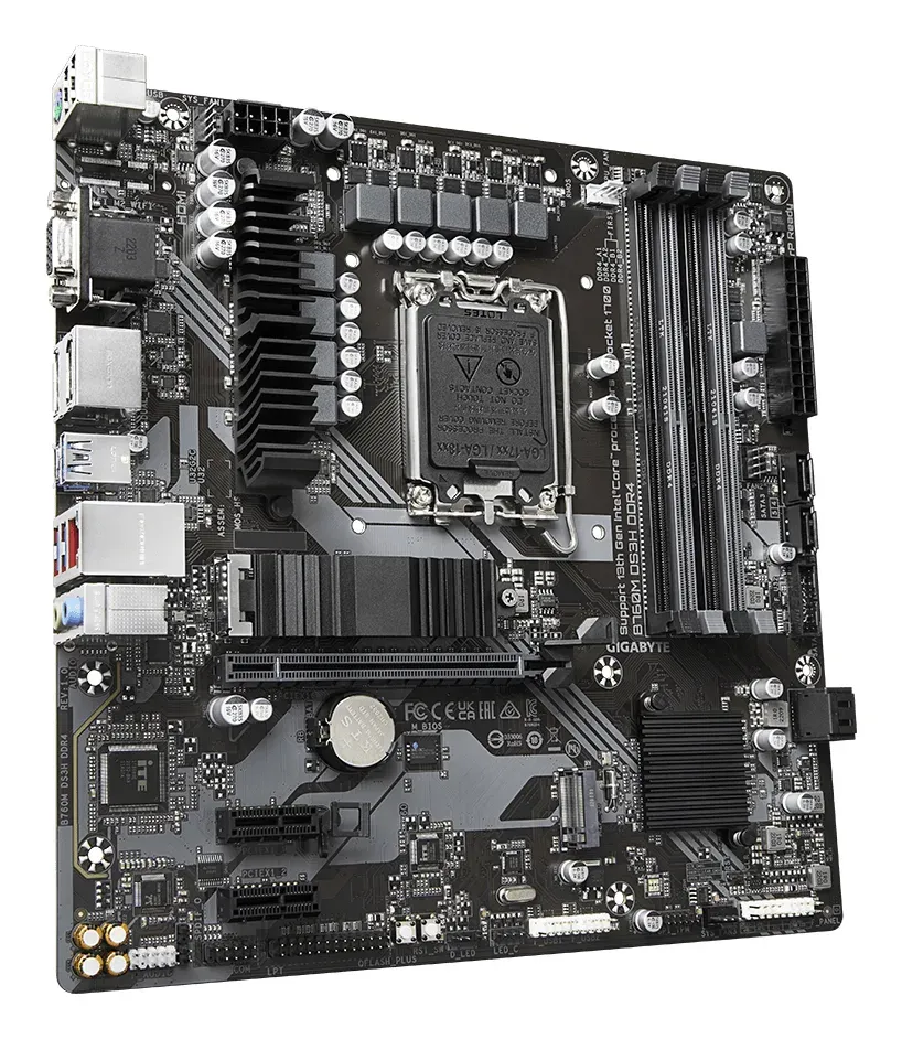 GIGABYTE MB Sc LGA1700 B760M DS3H DDR4, Intel B760, 4xDDR4, 1xDP, 1xHDMI, 1xD-Su