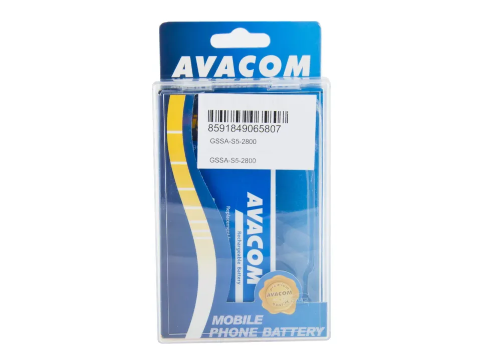 AVACOM Náhradní baterie do mobilu Samsung Galaxy S5 Li-Ion 3,85V 2800mAh, (náhra