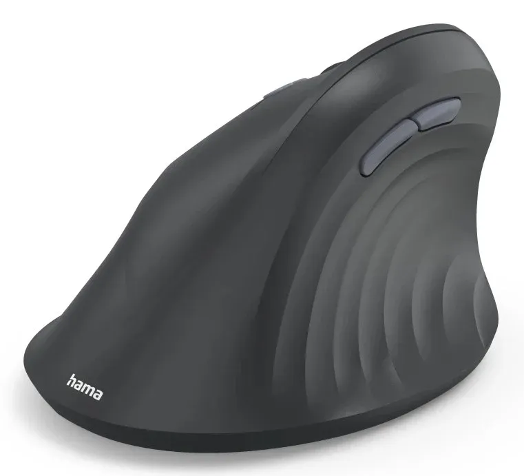 Hama vertikální ergonomická bezdrátová myš EWM-600L, pro leváky, nabíjecí, Multi Device