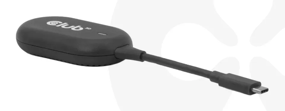 Club3D Bezdrátový adaptér (vysílač) USB-C na HDMI, Full HD, dosah 25m