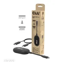 Club3D Bezdrátový adaptér (vysílač) USB-C na HDMI, Full HD, dosah 25m