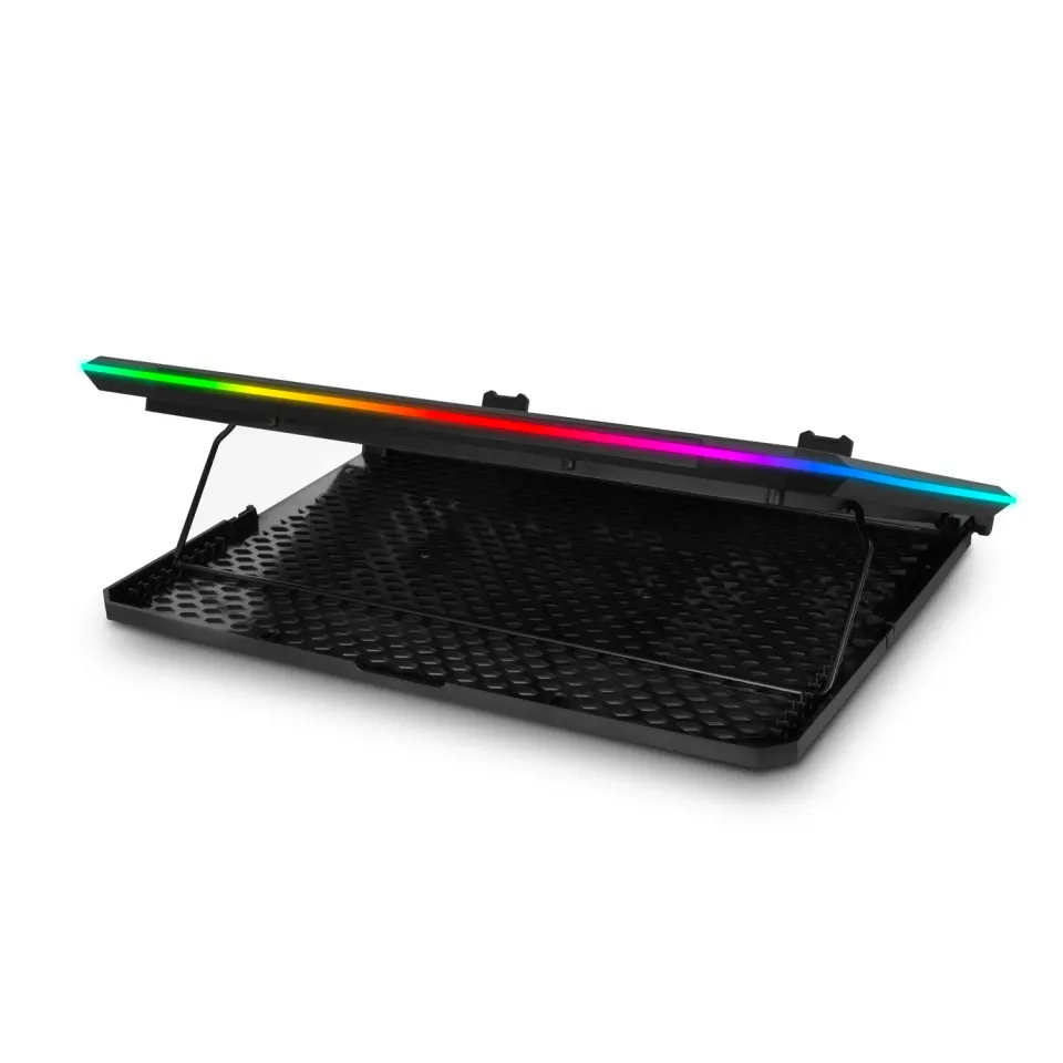 EVOLVEO Ania 9 RGB, nastavitelný podstavec pro notebook a telefon, posvícení, re
