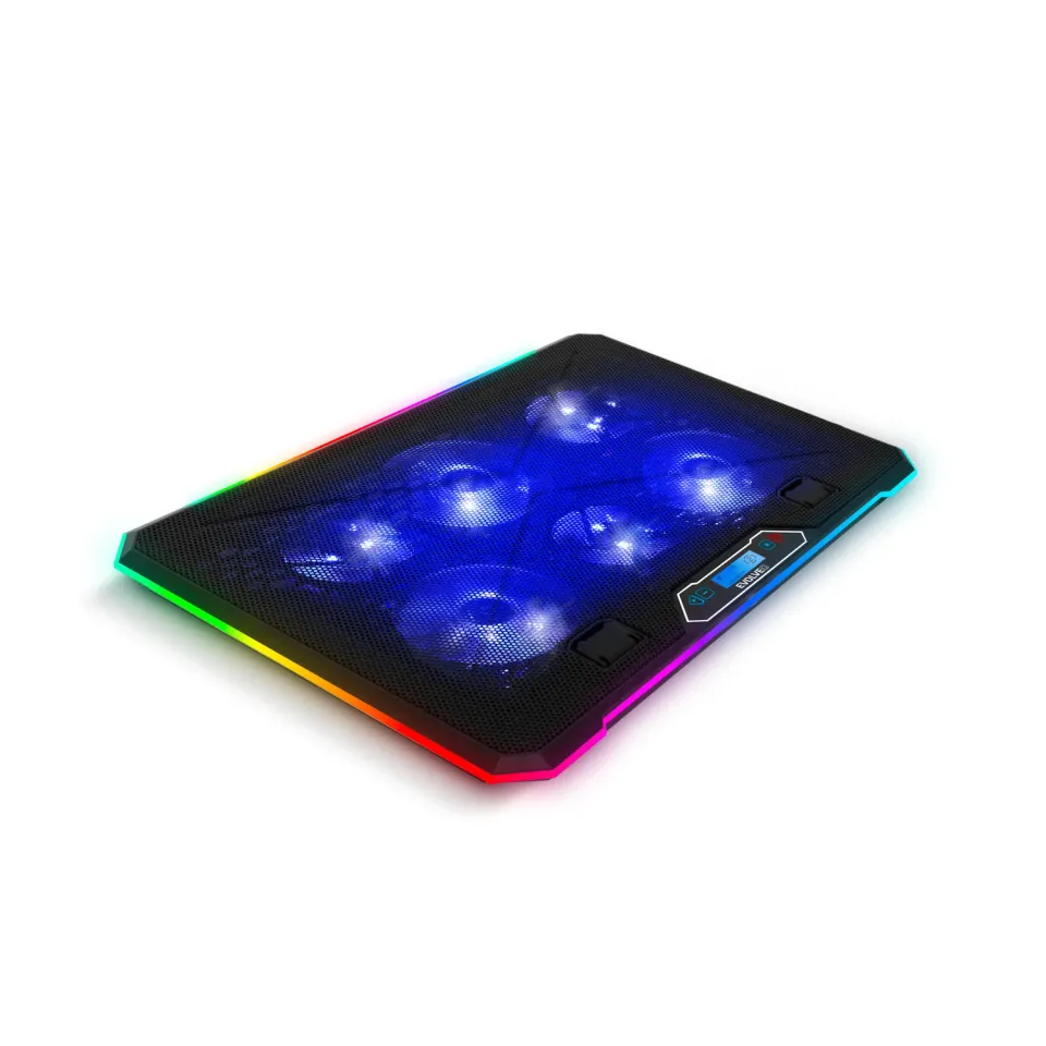 EVOLVEO Ania 9 RGB, nastavitelný podstavec pro notebook a telefon, posvícení, re