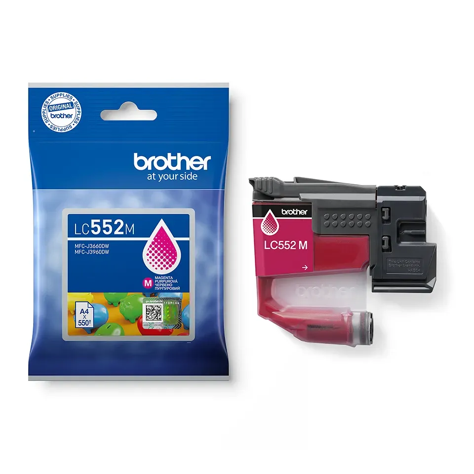 Brother LC-552M (inkoust purple, 550 str.)