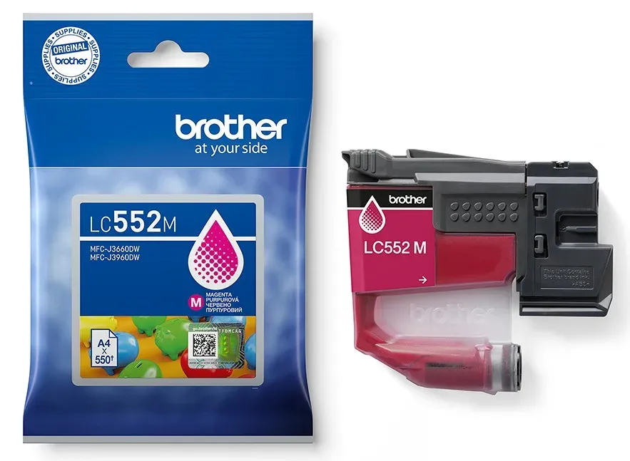 Brother LC-552M (inkoust purple, 550 str.)
