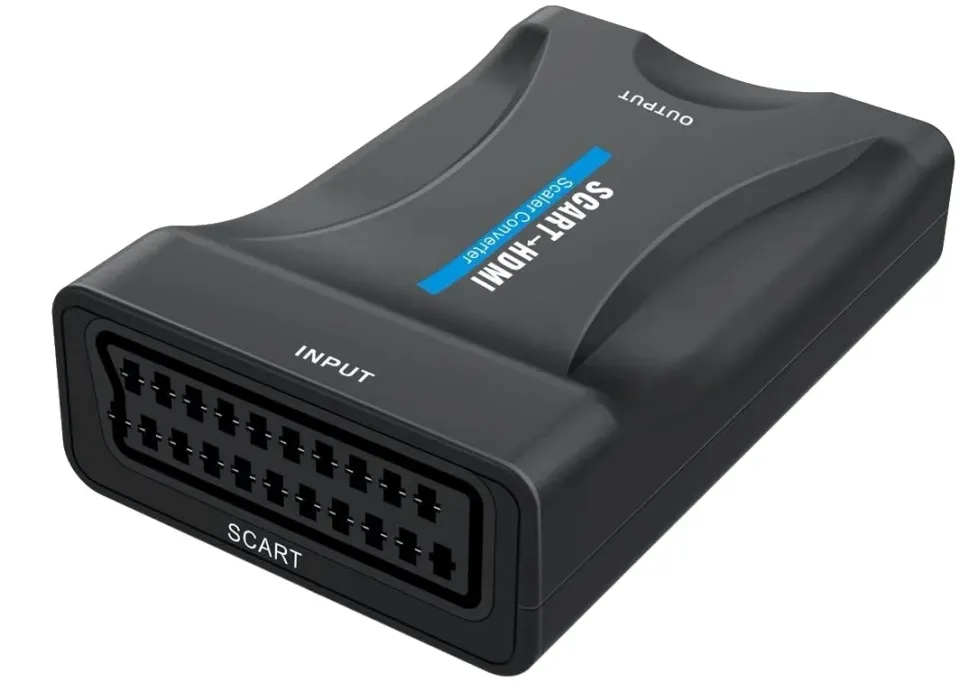 PremiumCord Převodník SCART na HDMI 1080P s napájecím zdrojem 230V