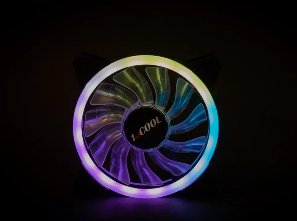 1stCOOL ventilátor AURA EVO ARGB Double RING 120mm (do CASE)