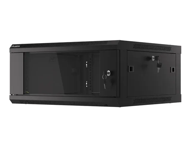 LANBERG RACKOVÁ SKŘÍŇ 19" PRO MONTÁŽ NA STĚNU 4U/600X600 (FLAT PACK) V2 ČERNÁ