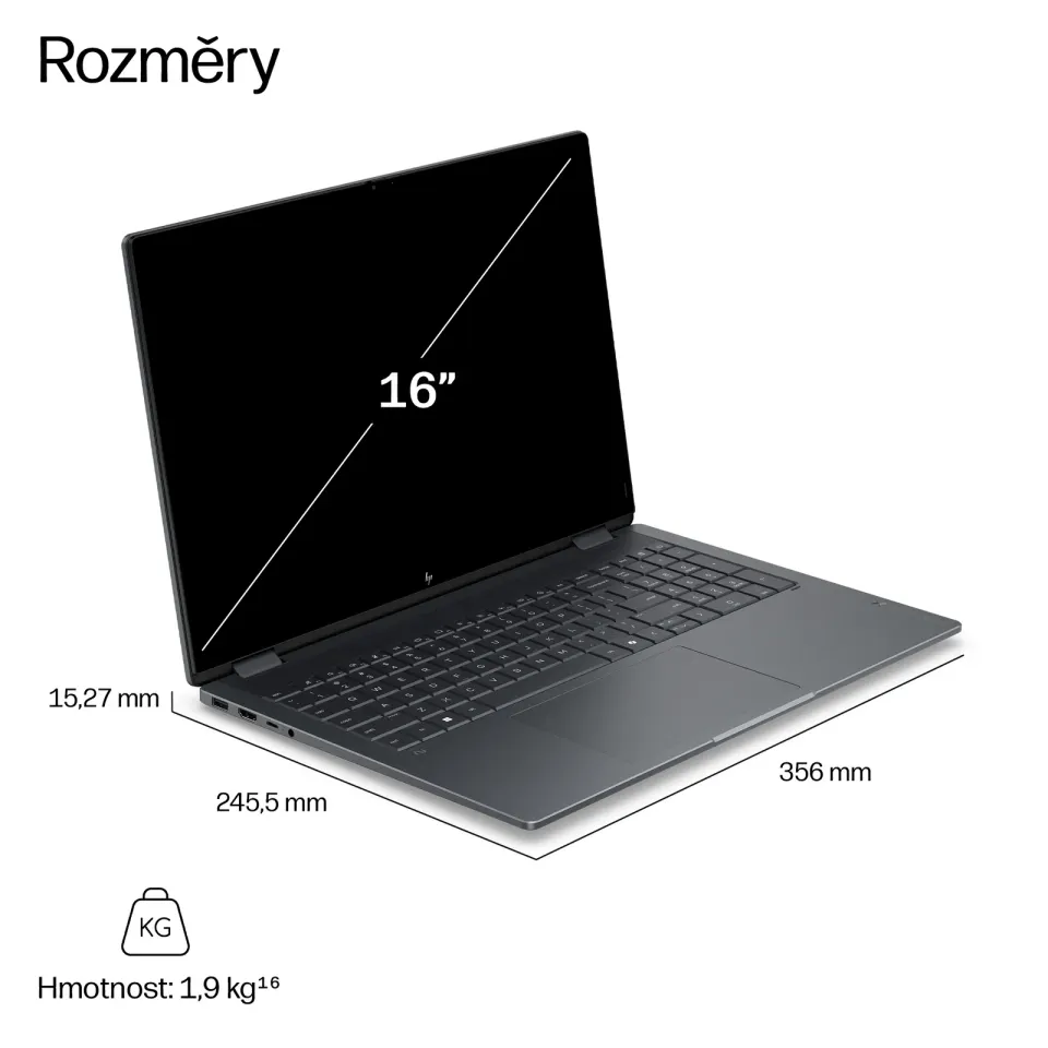 NTB HP OmniBook X Flip NG AI PC 16-cb0002ncx,Ultra 7 355 (8C) 49 NPU TOPs,49 TOPS,Touch/16.0" 3K,16GB,512GB SSD,Win11,2Y