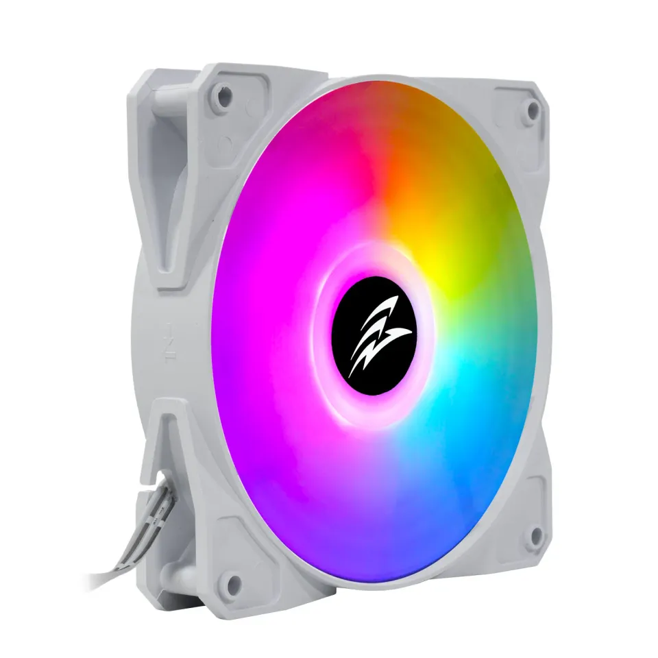 EVOLVEO 12FSW ventilátor 120mm, ARGB, bílý rám, slave