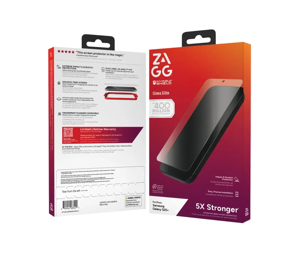 ZAGG Ochranné sklo Elite pro Samsung Galaxy S25+ Screen