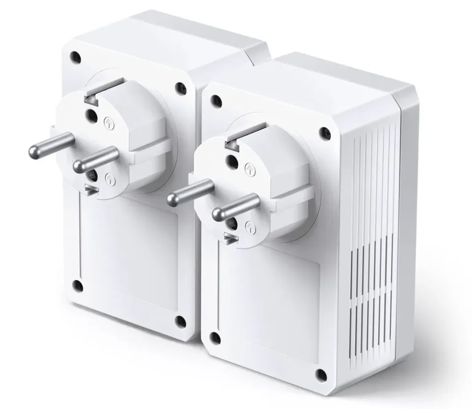TP-LINK TL-PA4010P STARTER-KIT (sada 2 kusy) průchozí Powerline Ethernet adapter 500Mb/s , 2 kusy homeplug