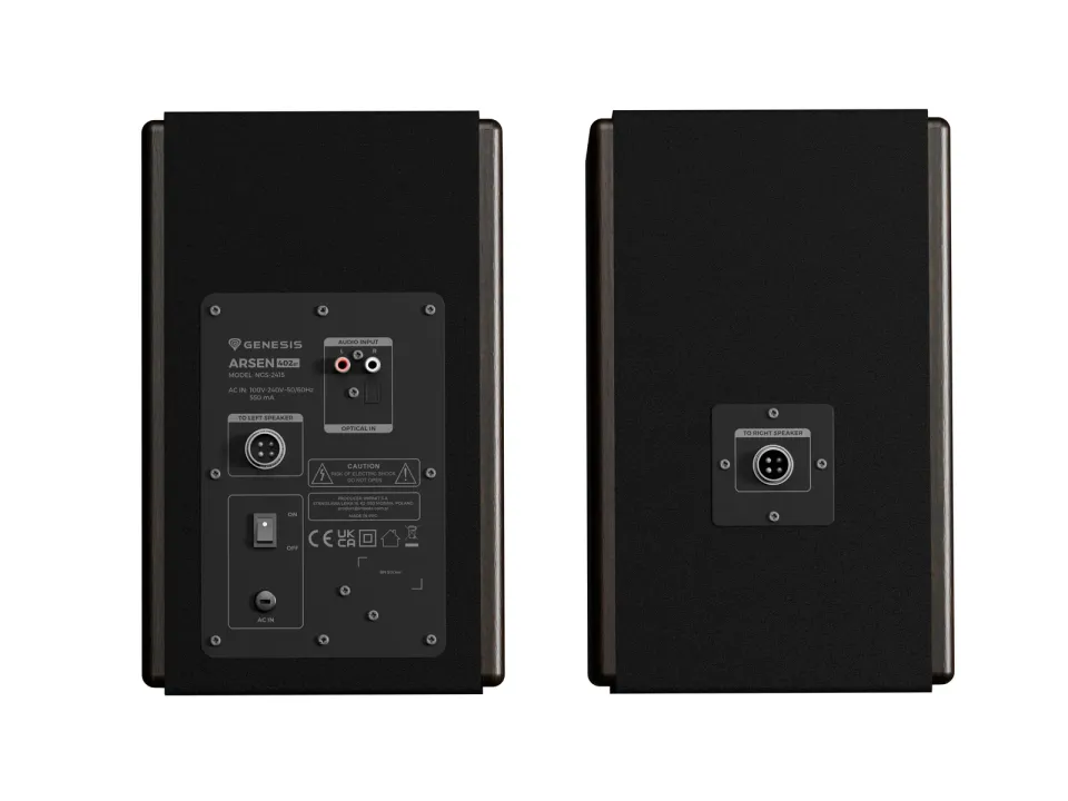 Herní reproduktory Genesis ARSEN 402BT, 60W, Hnědé