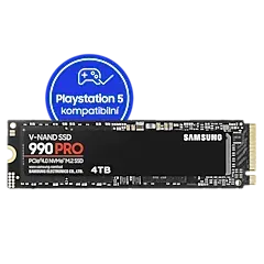 SAMSUNG 990 PRO 4TB PCIe 4.0 NVMe SSD M.2 PCIe 4.0 x4 NVMe 2.0 (čtení max. 7450MB/s, zápis max. 6900MB/s)