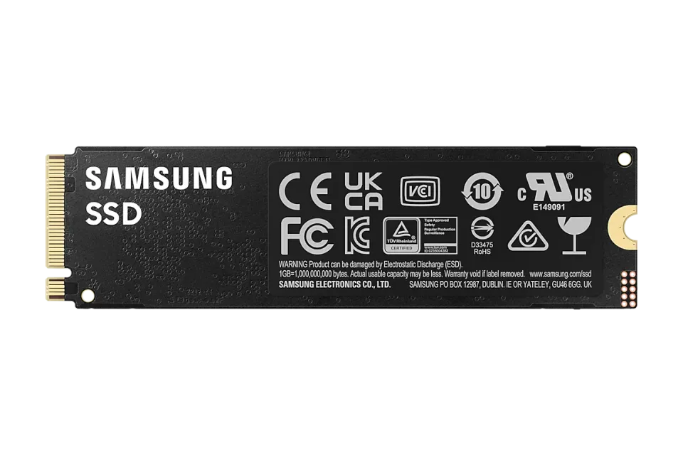 SAMSUNG 990 PRO 4TB PCIe 4.0 NVMe SSD M.2 PCIe 4.0 x4 NVMe 2.0 (čtení max. 7450MB/s, zápis max. 6900MB/s)