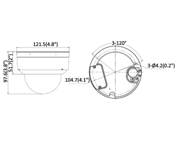 Hikvision iDS-2CD7D47G0-XS(2.8mm)(O-STD) - 4MPix IP Dome Hybrid ColorVu AcuSense kamera; LED/IR 40m, WDR 140dB, A/A.IP67