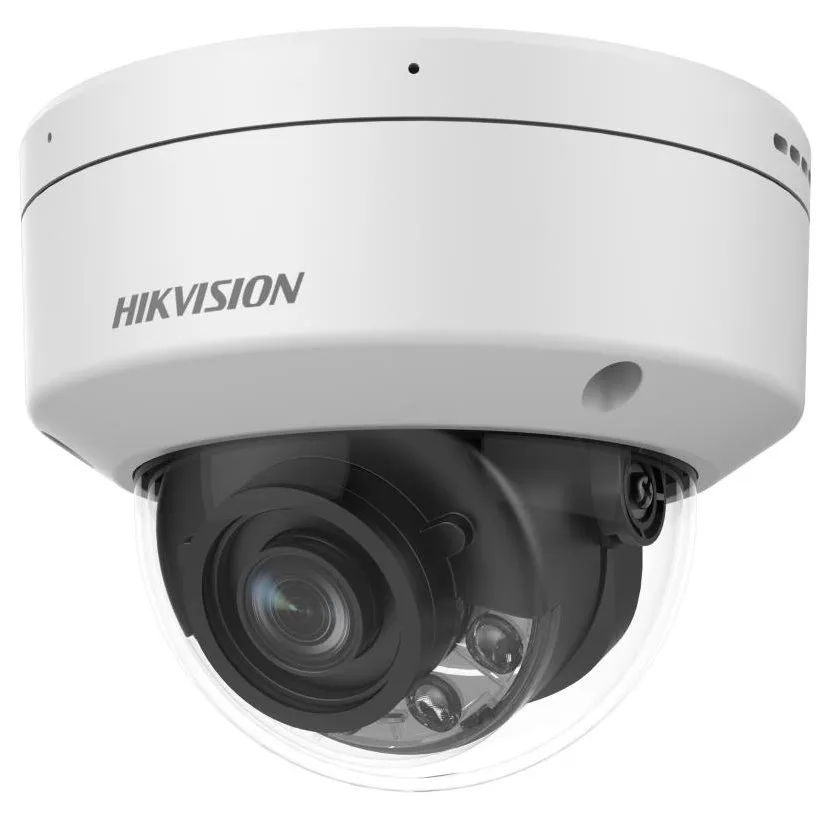 Hikvision iDS-2CD7D47G0-XS(2.8mm)(O-STD) - 4MPix IP Dome Hybrid ColorVu AcuSense kamera; LED/IR 40m, WDR 140dB, A/A.IP67