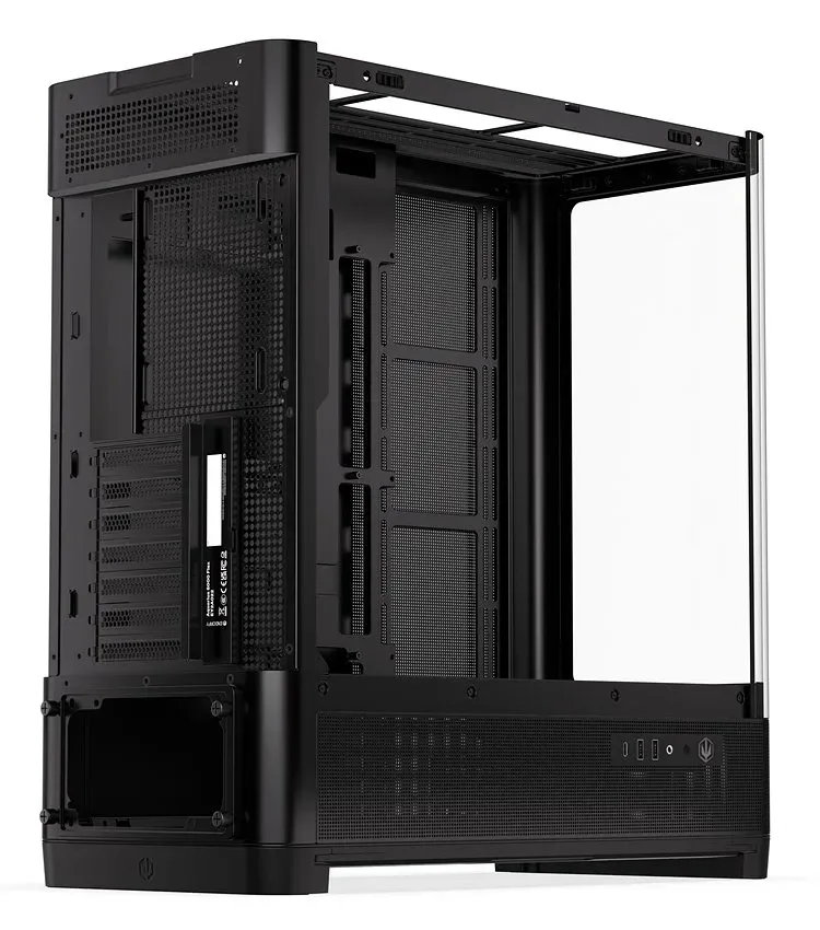 Endorfy Aquarius 8000 Flex, Skříň, E-ATX, 2× USB 3.0, 1× USB-C, panoramatická, z
