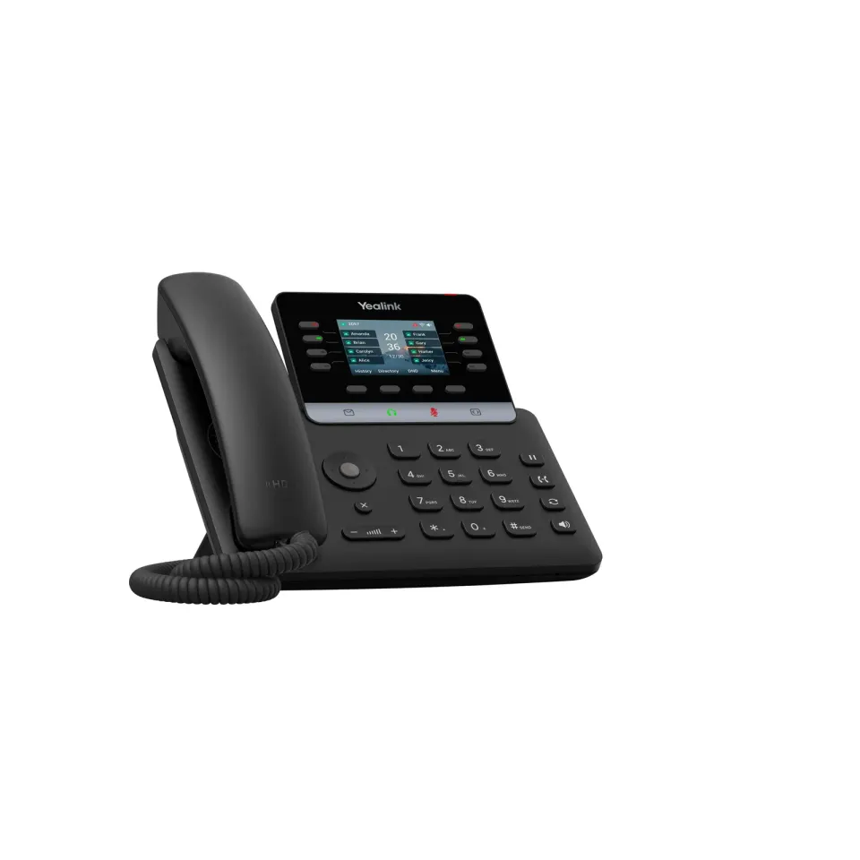 Yealink SIP-T73U SIP telefon, barevný displej 2,8" s rozlišením 320x240, 1x USB, 2 x RJ45 10/100/1000 Mbps, 12x SIP