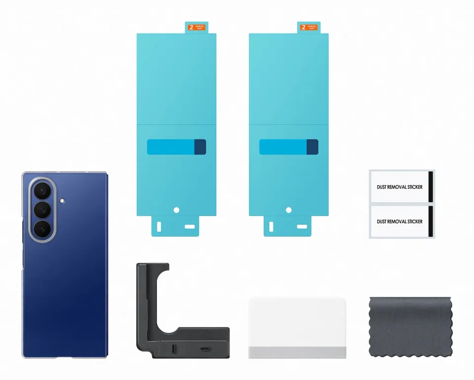 Samsung Průhledný zadní kryt Fold7 Transparent