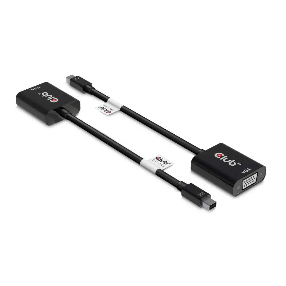 Club3D adaptér aktivní Mini DisplayPort na VGA
