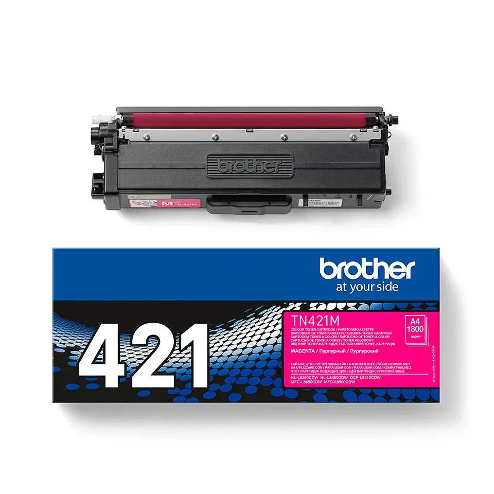 Brother - TN-421M, toner magenta (až 1 800 stran)