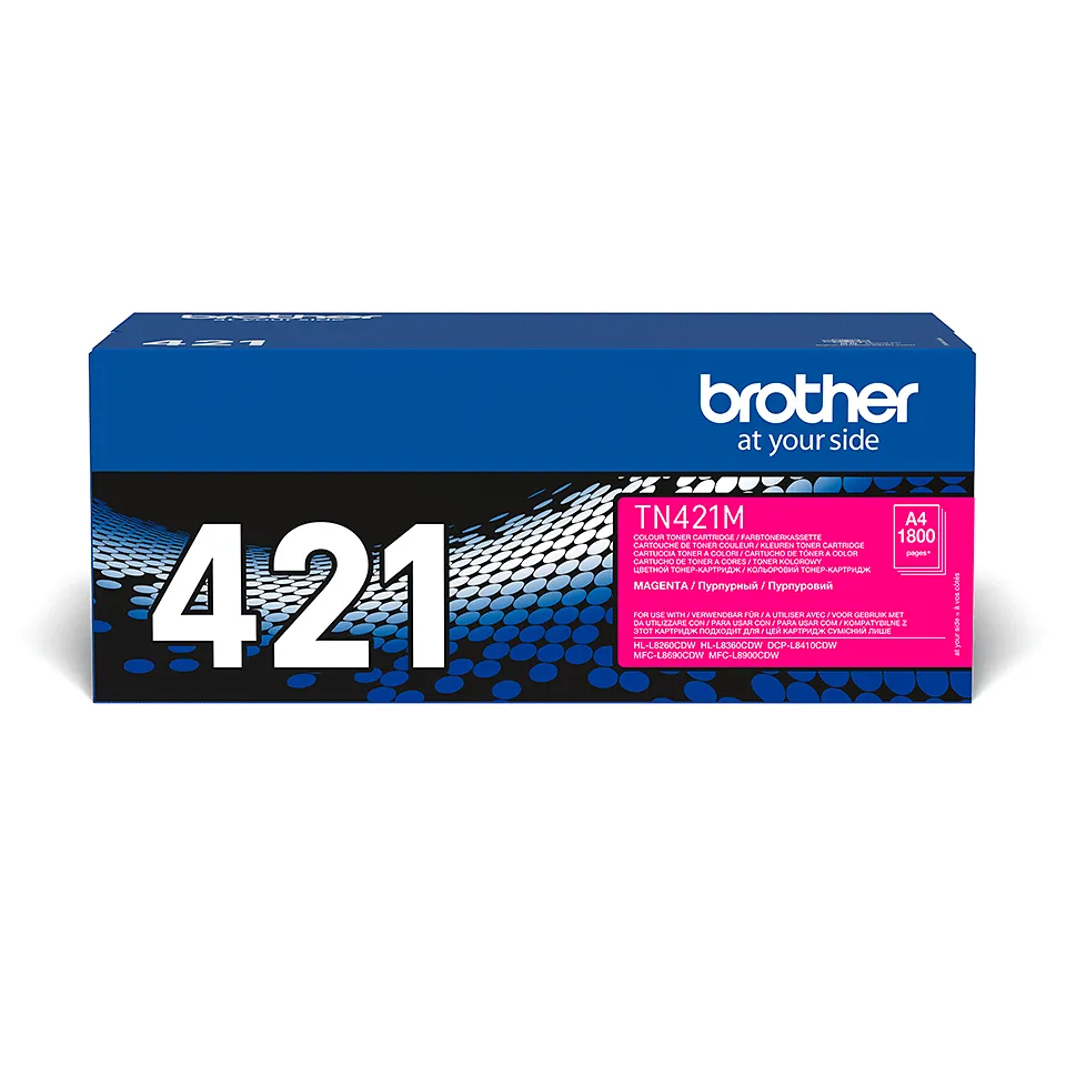 Brother - TN-421M, toner magenta (až 1 800 stran)