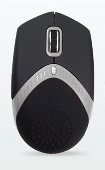 AMEI AM-M101S/Ergonomická/Optická/1 600 DPI/Drátová USB/Černá-stříbrná