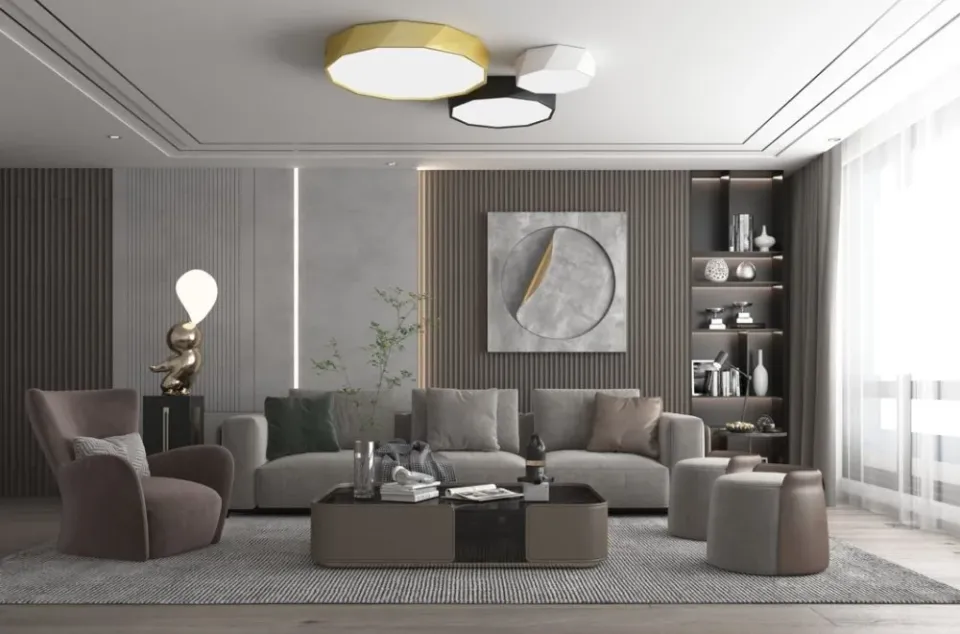 IMMAX NEO DIAMANTE SMART stropní svítidlo 60cm 43W černé Zigbee 3.0, TUYA