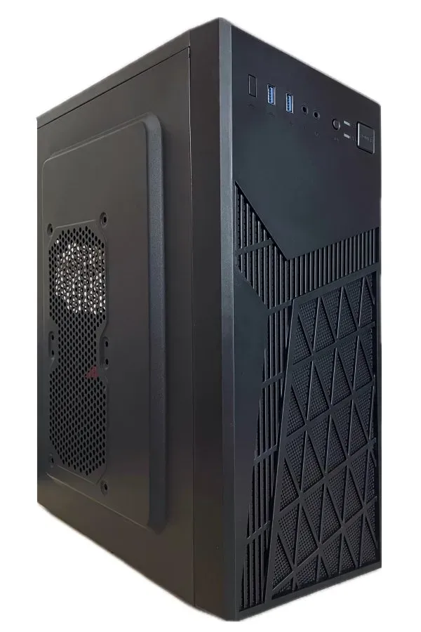 EUROCASE skříň ML N6-560B, ATX, 2x USB-A, 2x 120mm ARGB Fan, černá