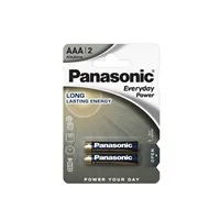 Panasonic Alkalická baterie LR03EPS/2BP Everyday Power (Blistr 2 ks)