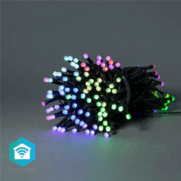 Nedis WIFILX01C168 SmartLife světelný řetěz | Tětiva | Wi-Fi | RGB | 168 LED's |