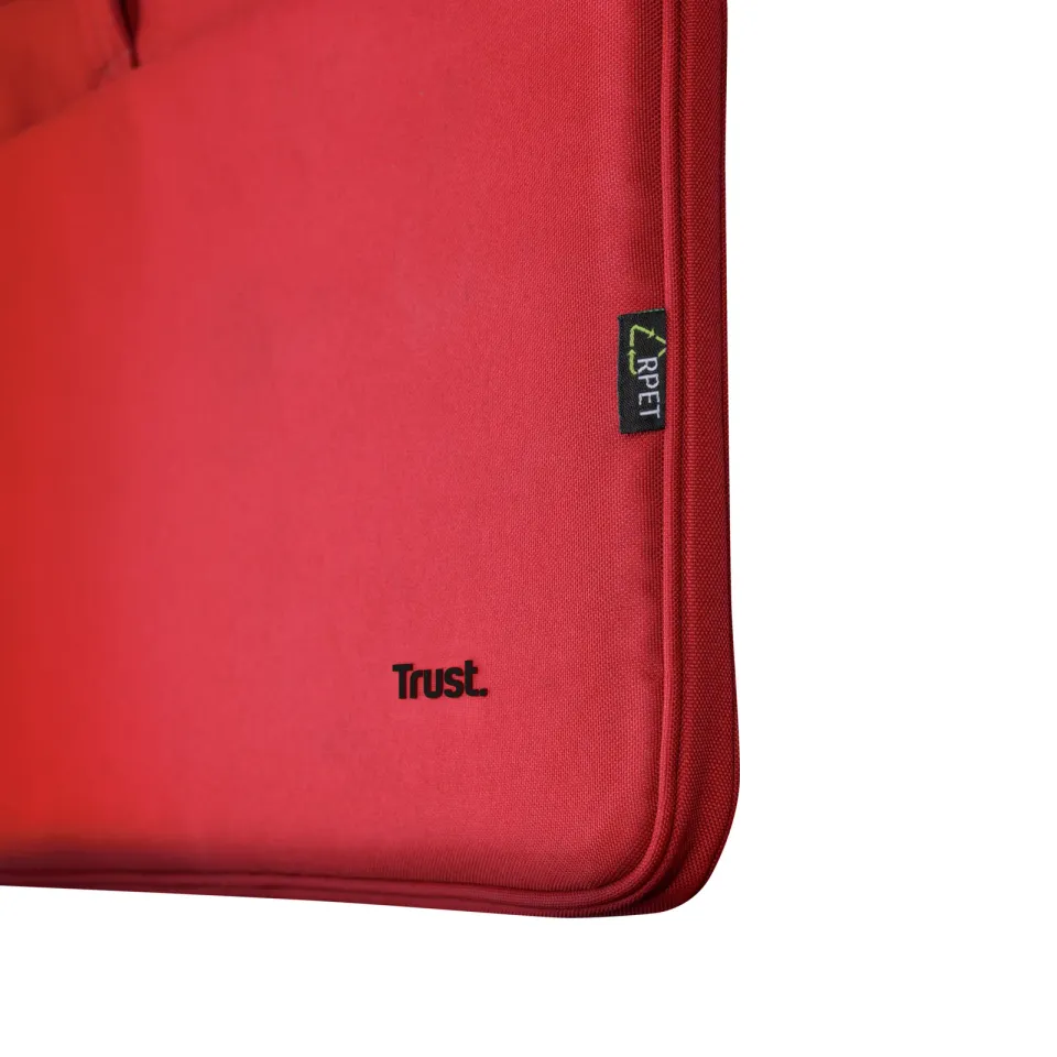 TRUST Pouzdro na notebook 16" Bologna Slim Laptop Bag Eco, červená