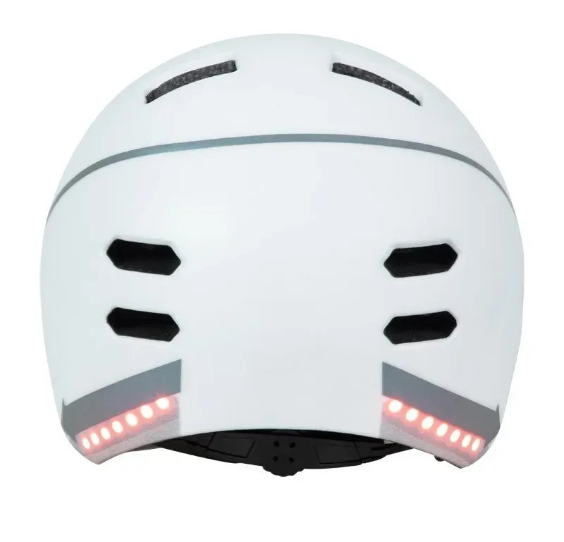 SAFE-TEC Chytrá Bluetooth helma/ SK8 White L