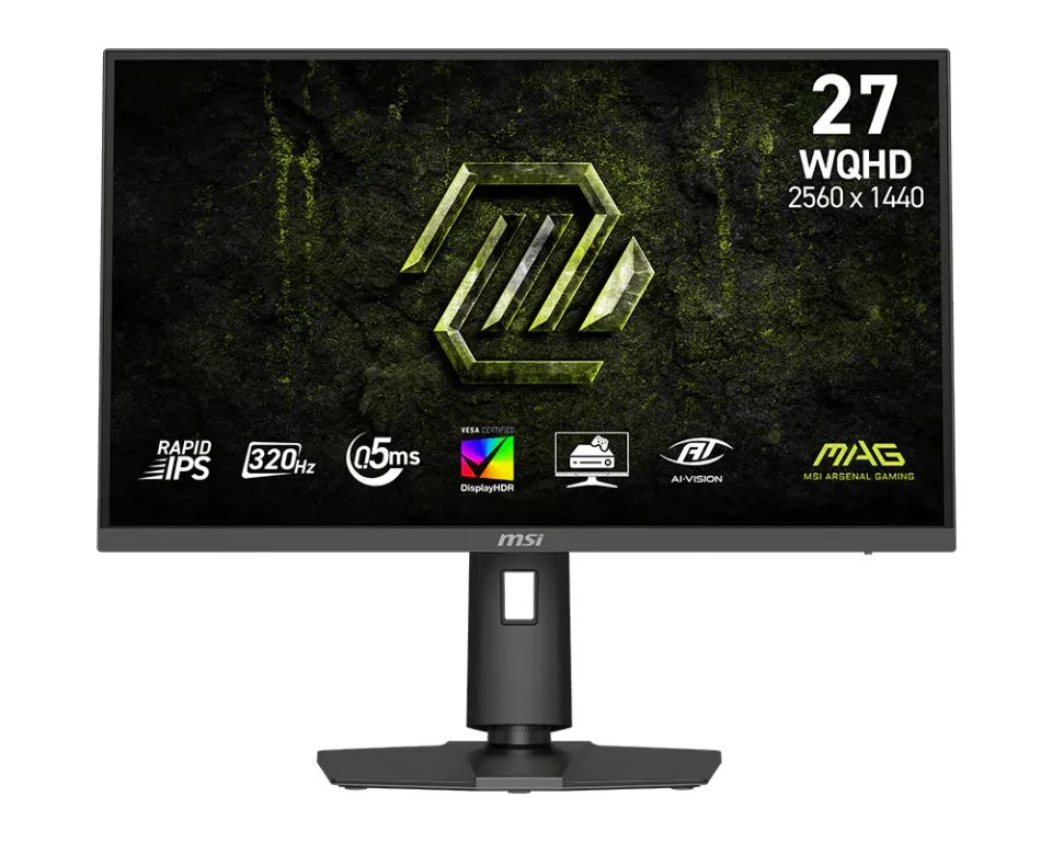 MSI Gaming monitor MAG 274QPF X32,27" Rapid IPS/2560x1440(WQHD)/320Hz/0,5ms/2xHD
