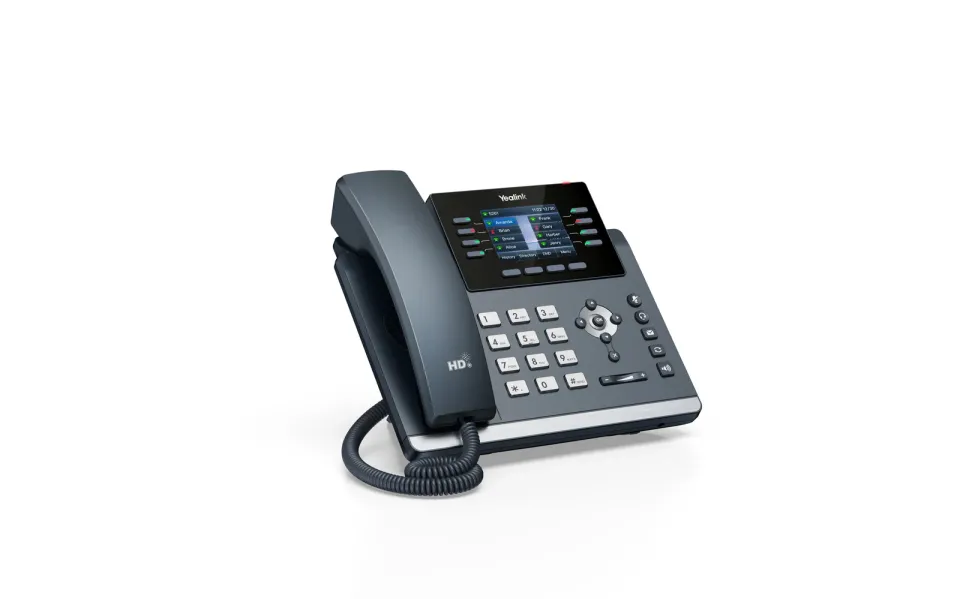 Yealink SIP-T44W SIP telefon, PoE, 2,8" 320x240 LCD, 21 prog.tl.,Wi-Fi, Bluetooth