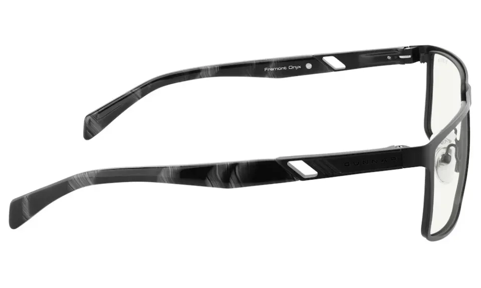 GUNNAR kancelářske/herní brýle FREMONT ONYX čirá skla-PRO BLF 35 GUNNAR focus