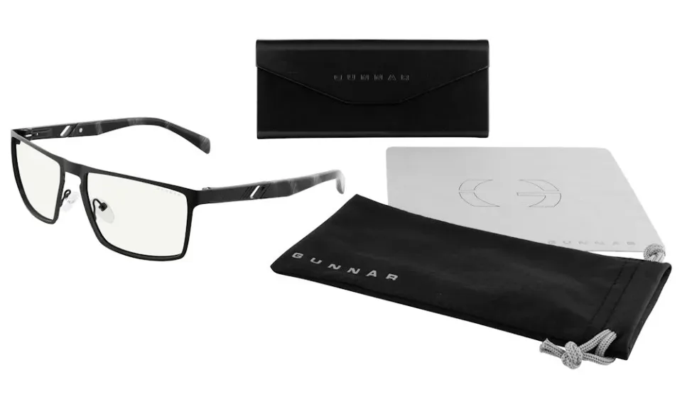 GUNNAR kancelářske/herní brýle FREMONT ONYX čirá skla-PRO BLF 35 GUNNAR focus