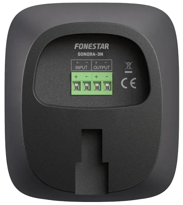 Fonestar Nástěnný reproduktor 12 W/8ohm , 3" PP woofer, IP66, UV ABS, nast držák, 97×110×107 mm, černý
