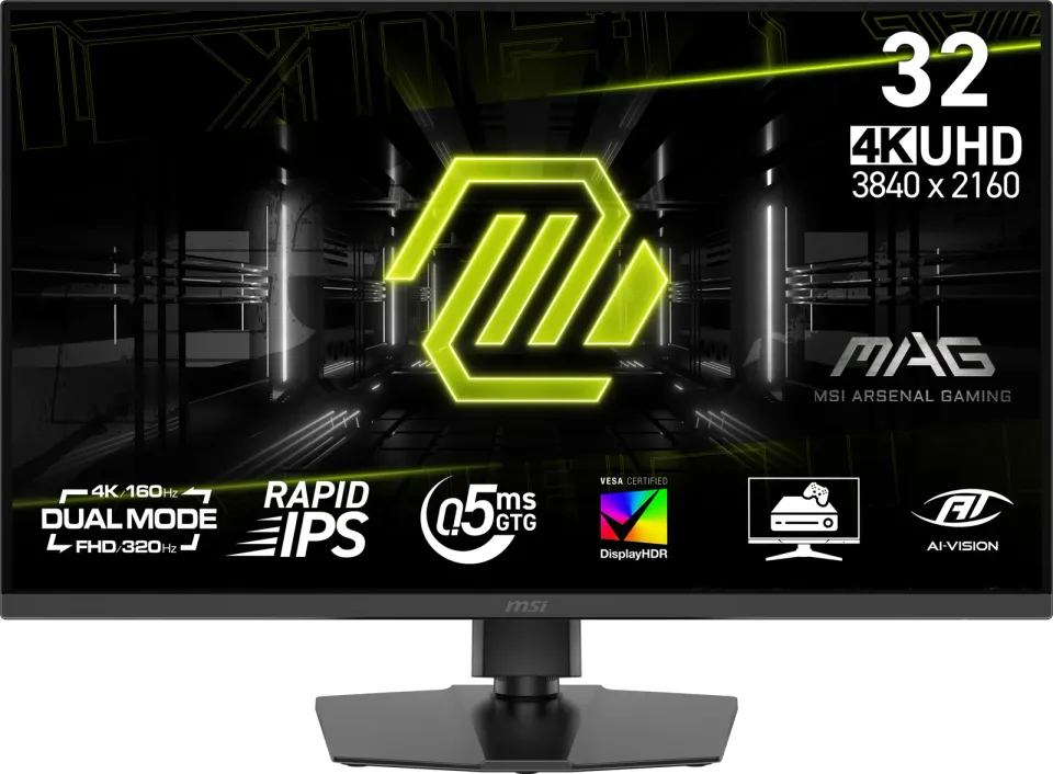 MSI Gaming monitor MAG 322URDF E16 31,5" Rapid IPS/3840 x 2160 UHD/160Hz/0,5ms/2