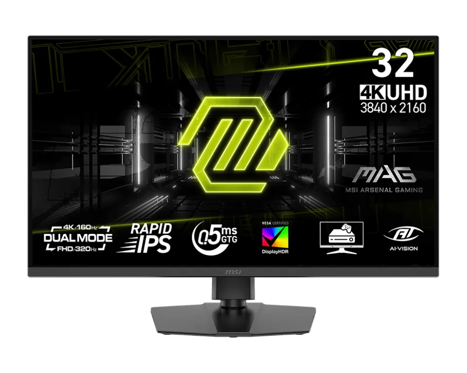 MSI Gaming monitor MAG 322URDF E16 31,5" Rapid IPS/3840 x 2160 UHD/160Hz/0,5ms/2
