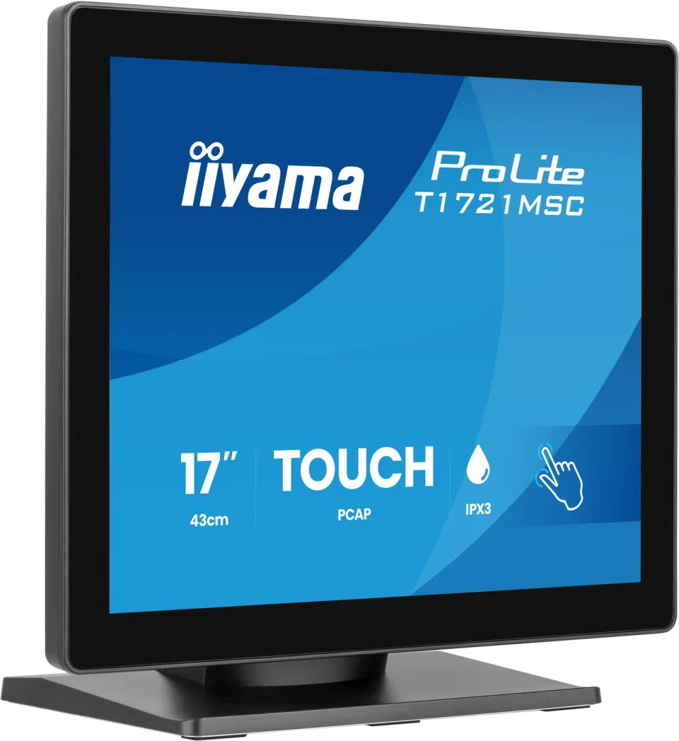 17" iiyama T1721MSC-B3:PCAP,10P,HDMI,repro